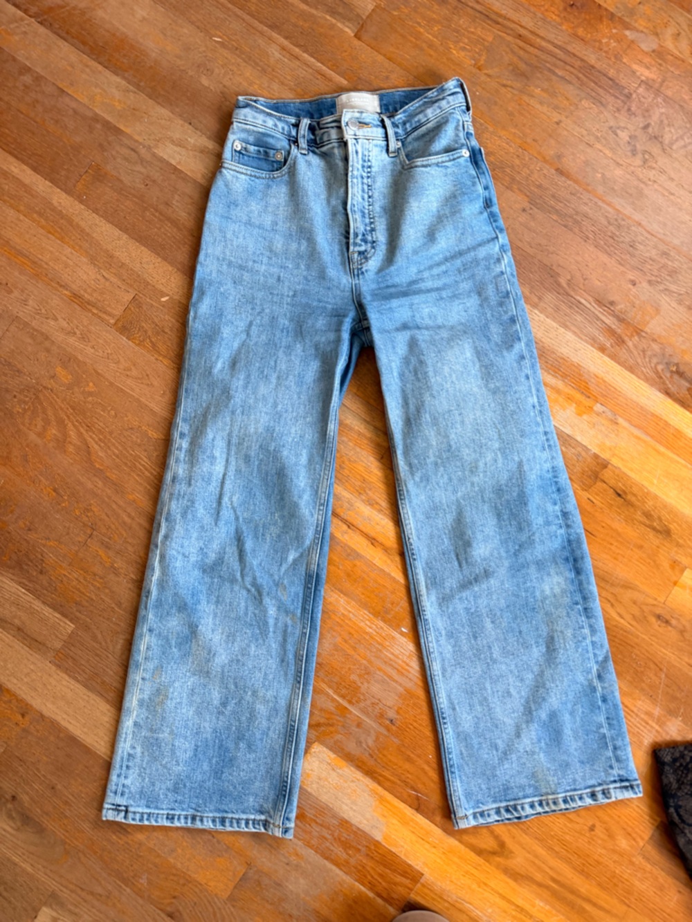 Everlane way high wide leg flare jean